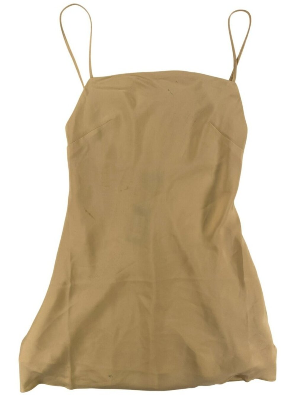 Aritzia Confession Dress Lemonade Yellow Slip Size 4 IMPERFECTIONS MSRP$128 NEW